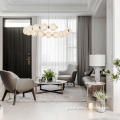Luxury Modern Chandeliers modern nordic pendant light in ring Supplier